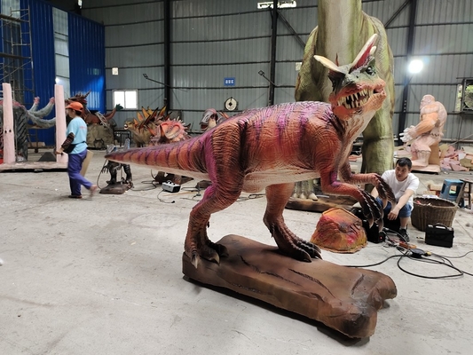 Hayat Boyutu Simülasyonu Jurassic Park için Animatronic Dilophosaurus