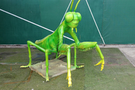 Wind Proof Artificial Sculpture With Animatronic Insects For Long Life Technical Support