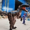 El Yapımı Gerçekçi Dinozor Kostümü Gizli Bacaklar Gerçekçi Raptor Kostümü