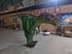 Yetişkin dinozor kostümü satılıyor yürüyen dinozor film eşyaları yeşil T-Rex gösteriyor