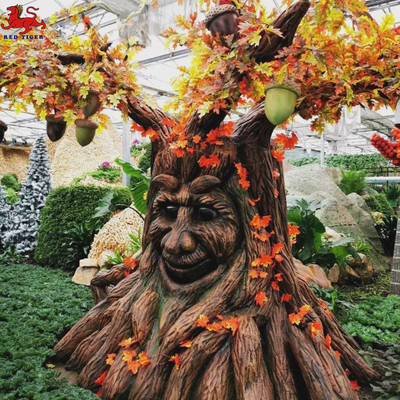 Büyük Bahçe Animatronik Bitki Heykel Dekorasyon Parkı Satılık Konuşan Ağaç