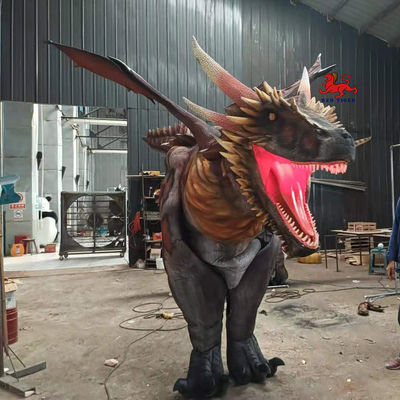İç Mekan / Dış Mekan İçin Animatronic Gerçekçi Ejderha Kostümü