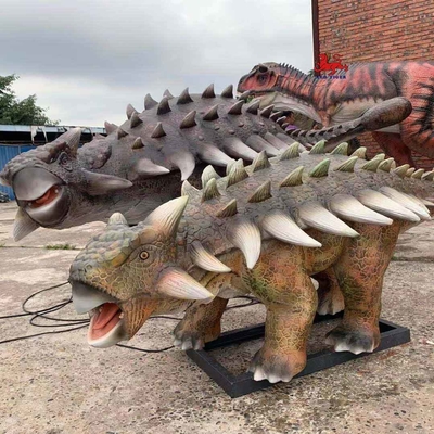 Animasyonlu Gerçekçi Animatronic Dinozor Yaşam Boyu Ankylosaurus Tipi Dinozorlar