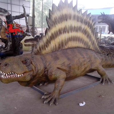 satın al Tema Parkı için Sunproof Gerçekçi Animatronic Dinozor 4m Dimetrodon Heykeli online manufacture