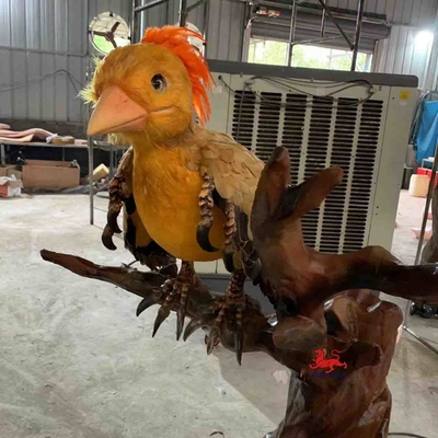 satın al Yürüyen Animatronik Dinozor Tema Parkı Konfüçyüsornis Heykeli online manufacture