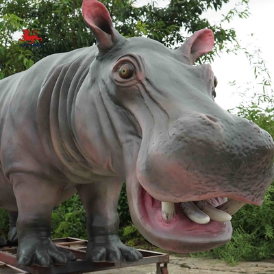Animatronic Su Aygırı, Eğlence Parkı İçin 4m Tam Boy Su Aygırı