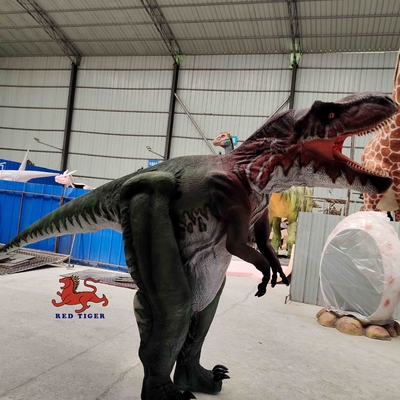 Kapalı Gerçekçi Dinozor Kostüm Yetişkin Tyrannosaurus Rex Suit
