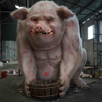 satın al Alışveriş Merkezleri İçin Özelleştirilmiş Animatronic Gerçekçi Domuzlar Yetişkin Yaşı online manufacture