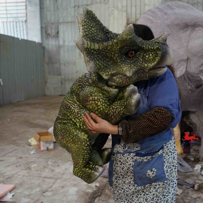 satın al Hafif Yumuşak Gerçekçi El Kuklası, Triceratops El Kuklası online manufacture