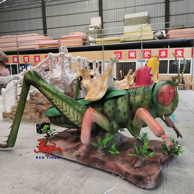 Özelleştirilmiş Açık Animatronik Böcekler Dev Yaban Arısı Heykeli FCC Sertifikası