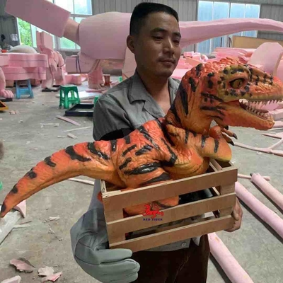 satın al Özel Gerçekçi Dinozor El Kuklası, Tema Parkı T Rex El Kuklası online manufacture