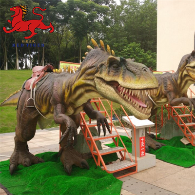 Hareket / Ses Özelleştirme ile Gerçekçi Animatronic Tyrannosaurus Sürüşü