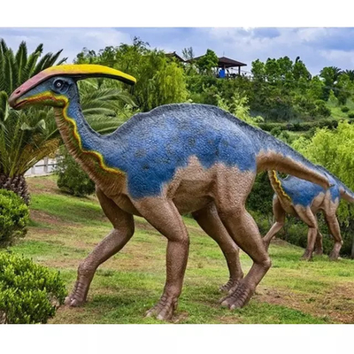 satın al Hareket ve Ses ile Tema Parkı Gerçekçi Animatronik Dinozor Parasaurolophus online manufacture