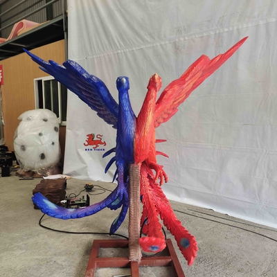 satın al RCC Sertifikalı Gerçekçi Animatronik Hayvanlar Çin Antik Hayvanları Muhabbet Kuşları online manufacture