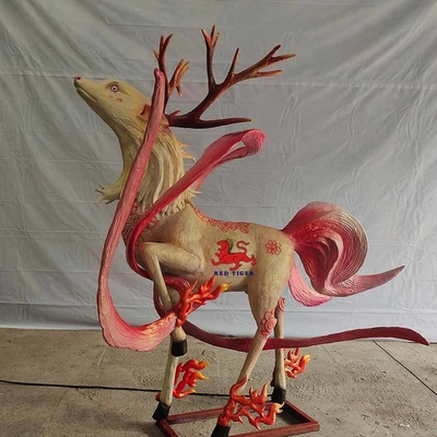 Özelleştirilebilir Gerçekçi Animatronik Çin Mitolojisi Hayvan Pi Jiu
