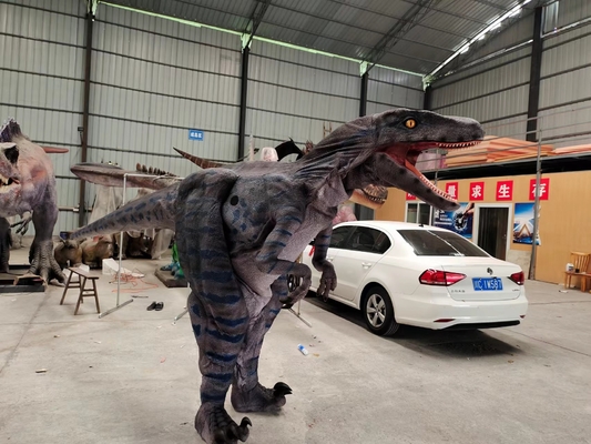 Yetişkin Simülasyonu T-Rex Gerçekçi Animatronik Dinozor Kostümü