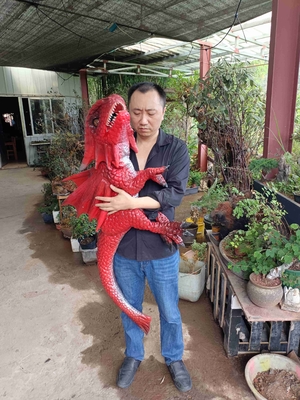 El Kontrol Animatronic Gerçekçi Dinozor Bebek Kukla Özelleştirilmiş