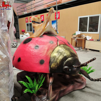 Özel Elektrikli Simülasyon Animatronik Böcekler Renkli ve Sesli