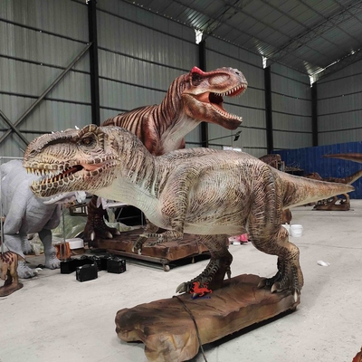 Esnek Anne Hareketi Gerçekçi Animatronik Dinozor Uzaktan Kumanda / Sensör İzlenmiş