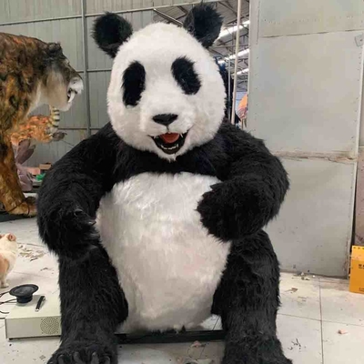 satın al Gerçekçi Animatronik Hayvanlar Panda Ailesi Tema Parkı için online manufacture