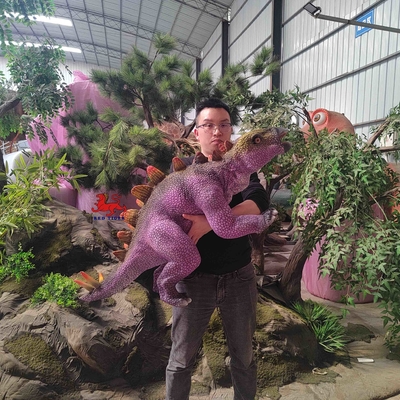 satın al Eğlence Eğlence Robotik Kauçuk Gerçekçi El Robotu Dinozor Kukla Bebek Dino Animatronic online manufacture