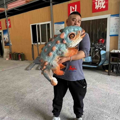 satın al Hayat Boyutu Animatronik Gerçekçi Dinozor El Kuklaları Ankylosaurus online manufacture