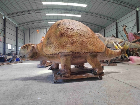 satın al Canlı Boyutlu Animatronik Hayvan Buz Dönemi Animasyonlu Glyptodon Heykelini online manufacture