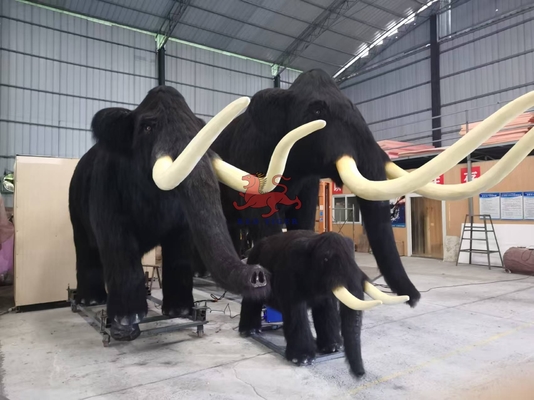 satın al Çocuklar Gerçekçi Animatronik Hayvanlar Hayat Boyutu Mamut Özel online manufacture