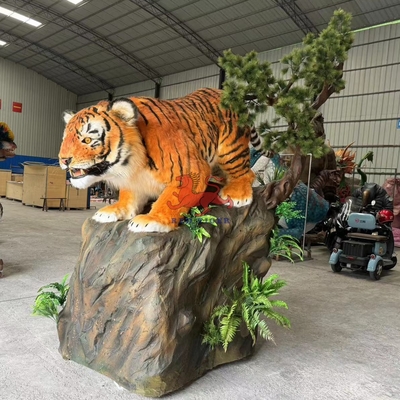 Tema Parkı Gerçekçi Animatronik Yaşam Boyutu Kaplan Özel