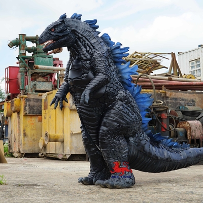 Godzilla Kostümü Gerçekçi Dinozor Kostümü Yetişkin Yaşı 110V 220V