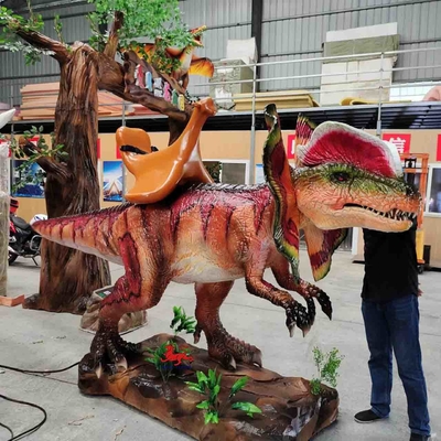 İyi bir fiyat. Satılık Renk Özelleştirilmiş Gerçekçi Dilophosaurus Dinozor Animatronics çevrimiçi