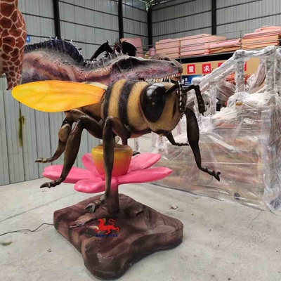 Renk Doğal Gerçekçi Animatronik Hayvanlar Yaşam Boyu Arı Modeli
