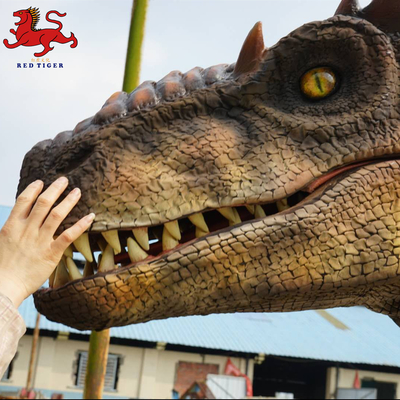 Hareketli / Sesli Yüksek Etkileşimli Animatronik Gerçekçi Raptor Kostümü