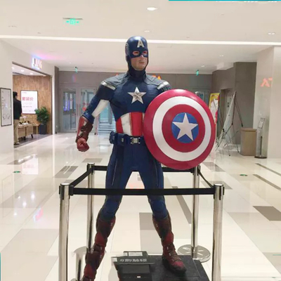 İyi bir fiyat. Reçine Şekil Marvel Heykeli Açık Kaptan Amerika Heykeli çevrimiçi