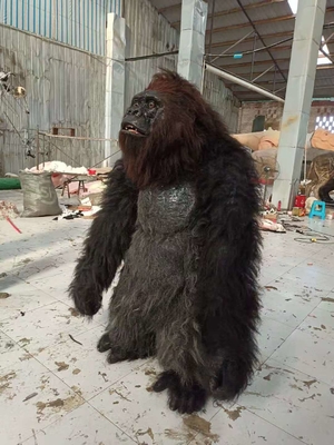 Good price Peluş Kürklü Yetişkin Gerçekçi Cadılar Bayramı Kostümleri Maskot Hayvan Elbise Takım Elbise Fursuit Gorilla çevrimiçi