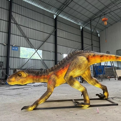 Good price Su geçirmez tema parkı animatronik dinozor parlak fener dinozor indoraptor çevrimiçi