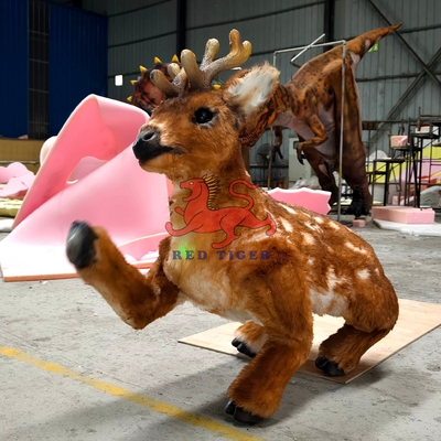 İyi bir fiyat. Yeni Gerçekçi Animatronik Uzaktan Kumandalı Yürüyen Robot Hayvan Ren Geyiği Robot Köpek çevrimiçi