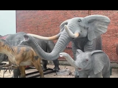 Hareket ve Ses Özelleştirmesiyle Tema Parkı Gerçekçi Animatronik Dinozor Carnotaurus