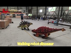 Yeni Gerçekçi Animatronik Uzaktan Kumandalı Yürüyen Robot Dinozor Stegosaurus Robot Köpek